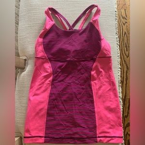 LULULEMON women’s racer back tank top - clothing tag on - lightly worn